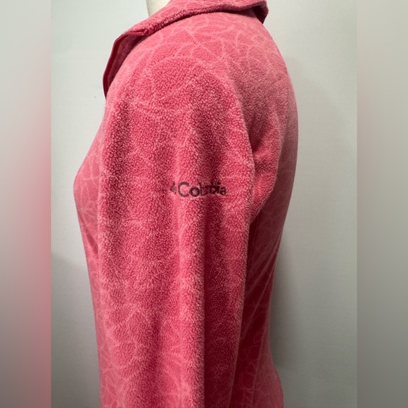 Columbia Sweater Women's XS Quarter 1/4 Zip Fleece Pullover Gorpcore Pink - Picture 4 of 11